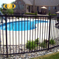 Flat Top Tubular Picket Steel Metal Fence Panels